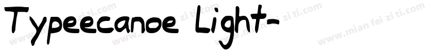 Typeecanoe Light字体转换